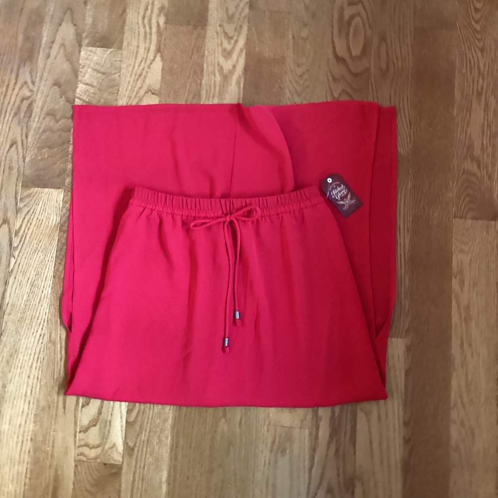 NWT Red Maxi Skirt Size Small